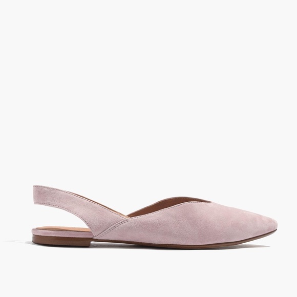 Madewell ‘Ava’ Slingback Suede Flat in Antique Purple - Picture 12 of 13